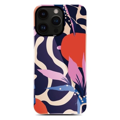 Apple iPhone 14 Pro Kılıf HD Desenli Kajsa Shield Plus Flower Graphic Serisi Kapak - 13