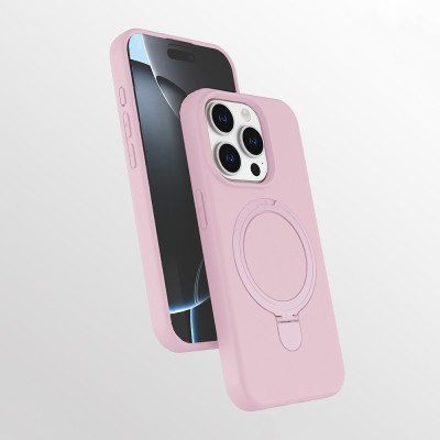 Apple iPhone 14 Pro Kılıf M-safe Şarj Özellikli Standlı Zore Samara Kapak - 5