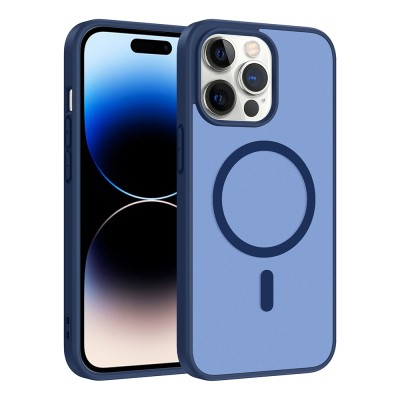 Apple iPhone 14 Pro Kılıf M-safe Şarj Özellikli Zore Babet Kapak - 4