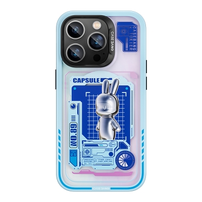 Apple iPhone 14 Pro Kılıf M-safe Şarj Özellikli Benks Casebang Rabbit Kapak - Benks