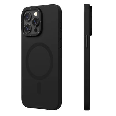 Apple iPhone 14 Pro Kılıf M-safe Şarj Özellikli Çizilmeye ve Aşınmaya Dayanıklı Youngkit Velvet Serisi Kapak - Youngkit