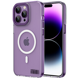 Apple iPhone 14 Pro Kılıf M-safe Şarj Özellikli Youngkit Coloured Glaze Serisi Kapak - Youngkit