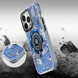 Apple iPhone 14 Pro Kılıf M-safe Şarj Özellikli YoungKit Kamuflaj Serisi Kapak - 10
