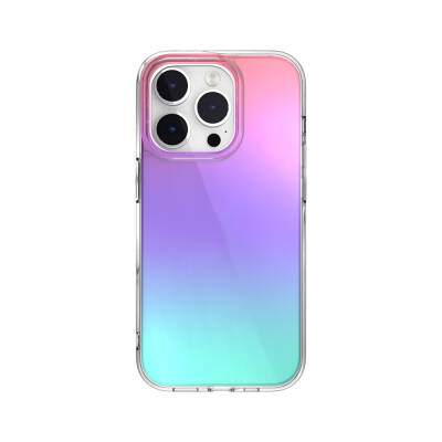 Apple iPhone 14 Pro Kılıf Renk Geçişli Kenarları Şeffaf Tasarımlı Lisanslı Switcheasy Crush Plus Kapak - Switcheasy