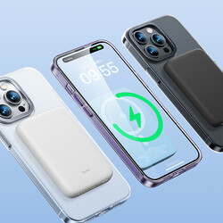 Apple iPhone 14 Pro Kılıf Sararmayan Wireless Şarj Destekli Benks Magnetik Haze Kapak - Thumbnail