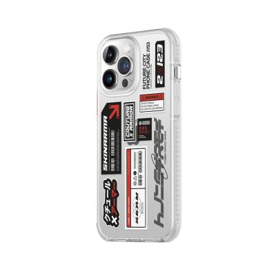 Apple iPhone 14 Pro Kılıf SkinArma Şeffaf Desenli Airbag Tasarımlı Taito Kapak - Skinarma