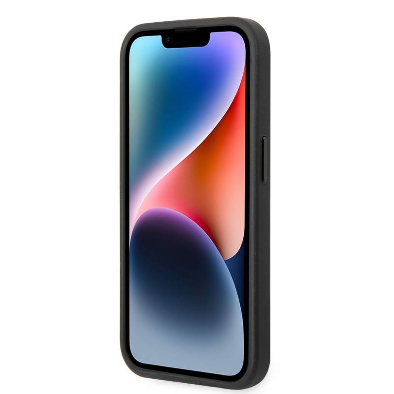 Apple iPhone 14 Pro Kılıf TUMI M-safe Şarj Özellikli Deri Noktalı Dizayn Kapak - 4