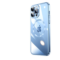 Apple iPhone 14 Pro Kılıf Wireless Şarj Özellikli Sert PC Zore Riksos Magsafe Kapak - Thumbnail
