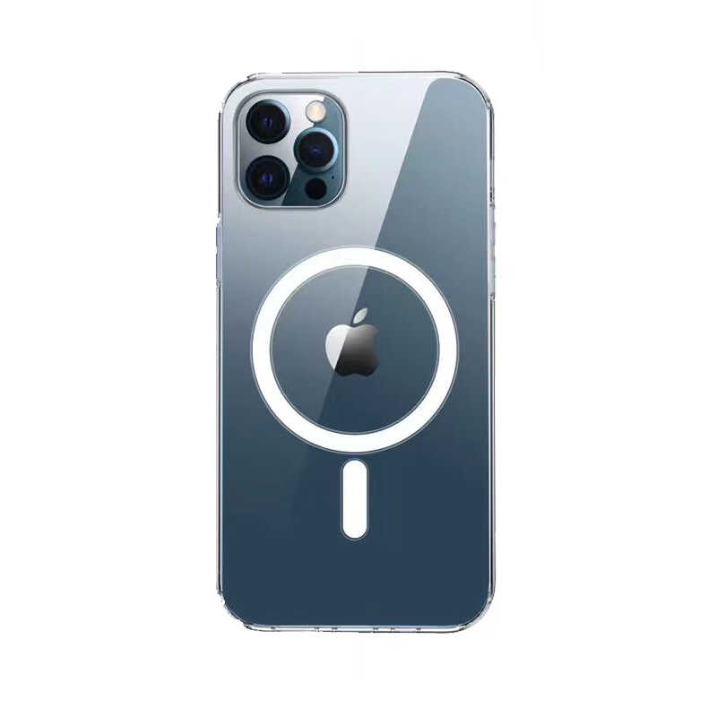 Apple iPhone 14 Pro Kılıf Zore Tacsafe Wireless Kapak - Renksiz