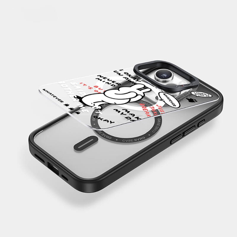 Apple iPhone 14 Pro M-safe Şarj Özellikli Casebang Chill Out Serisi Mıknatıslı Arka Panel - 5