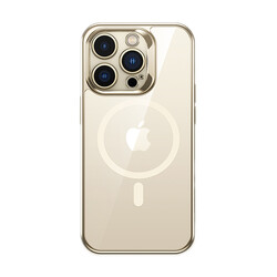 Apple iPhone 14 Pro Magsafe Şarj Özellikli Premium Cam Arka Yüzey Benks Electroplated Kapak - Thumbnail