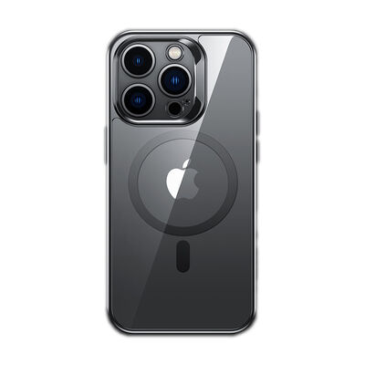 Apple iPhone 14 Pro Magsafe Şarj Özellikli Premium Cam Arka Yüzey Benks Electroplated Kapak