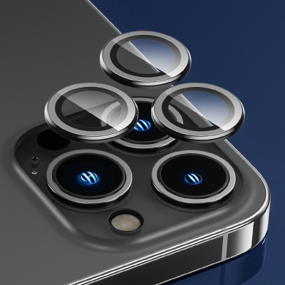 Apple iPhone 14 Pro Max Benks DR Sapphire Kamera Lens Koruyucu - Thumbnail