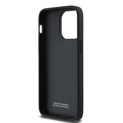 Apple iPhone 14 Pro Max Case BMW Original Licensed Carbon Fiber Design and Metal Logo PU Leather Cover - 8