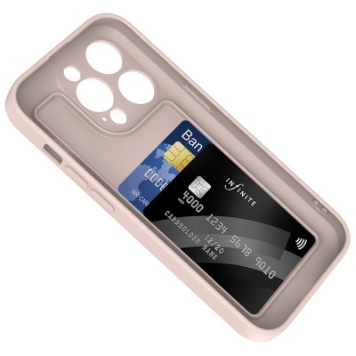 Apple iPhone 14 Pro Max Case Camera Protection Card Holder Zore Vitra Cover - 8