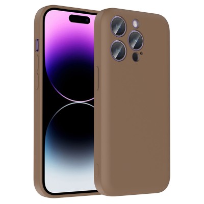 Apple iPhone 14 Pro Max Case Camera Protection Card Holder Zore Vitra Cover - 7
