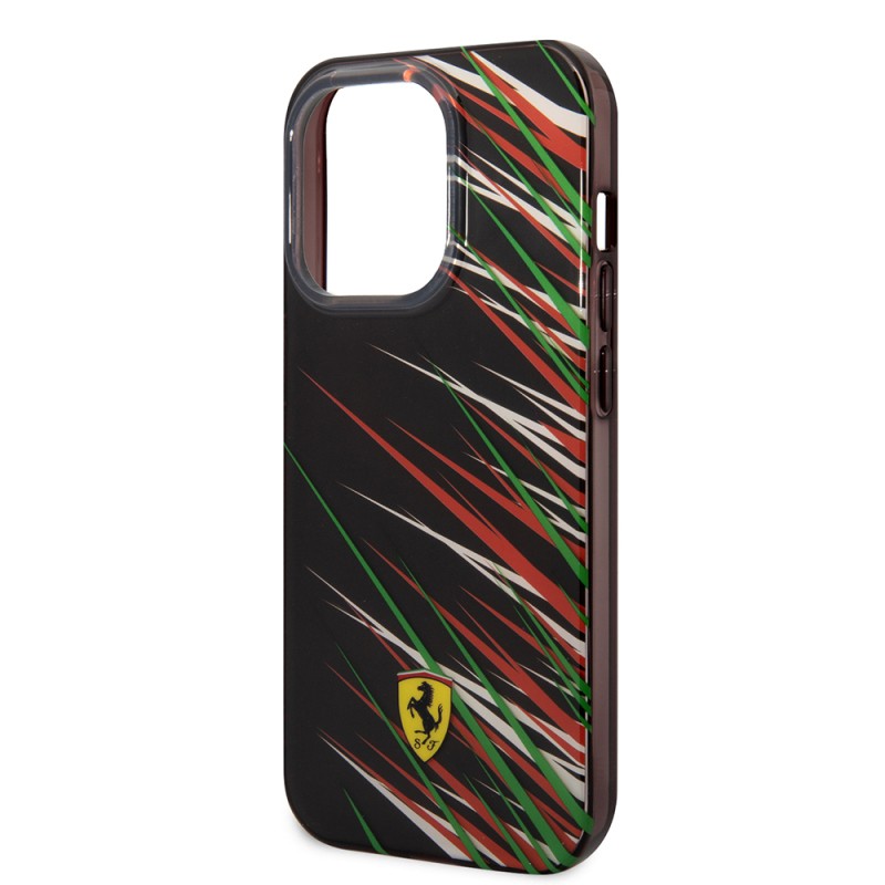 Apple iPhone 14 Pro Max Case Ferrari Original Licensed Print Logo Grass Pattern Cover - 9