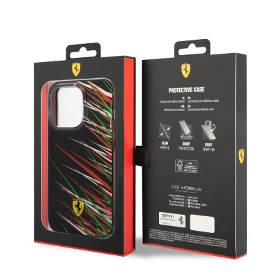 Apple iPhone 14 Pro Max Case Ferrari Original Licensed Print Logo Grass Pattern Cover - 11
