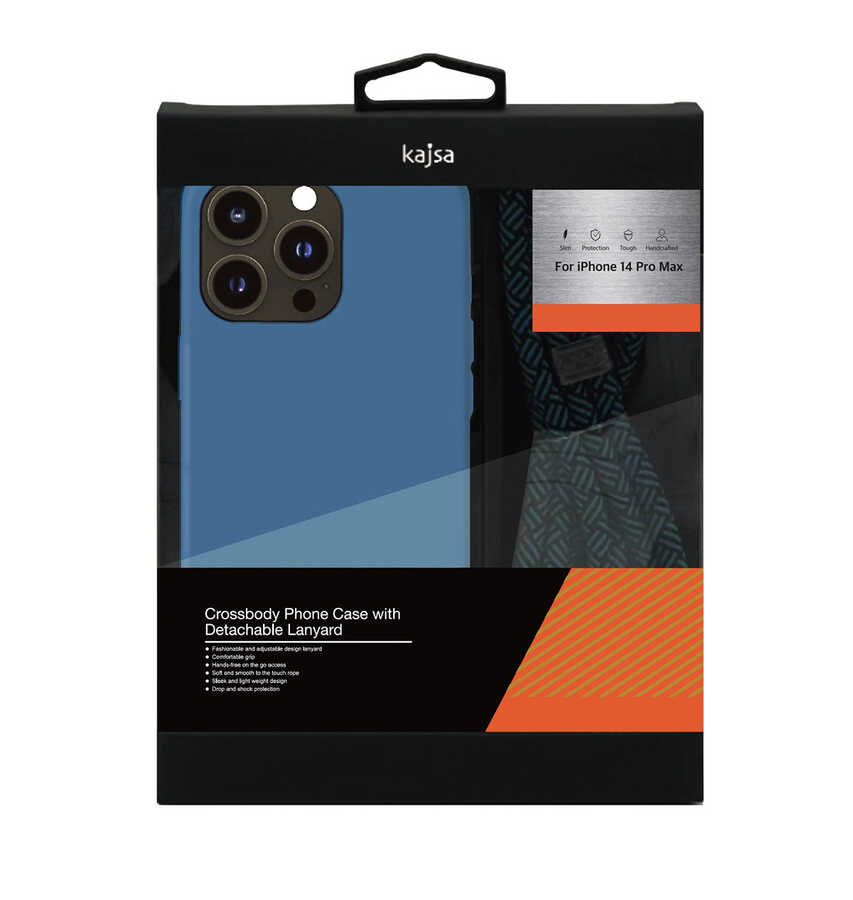 Apple iPhone 14 Pro Max Kılıf Kajsa Missy And Match Klasik İp Askılı