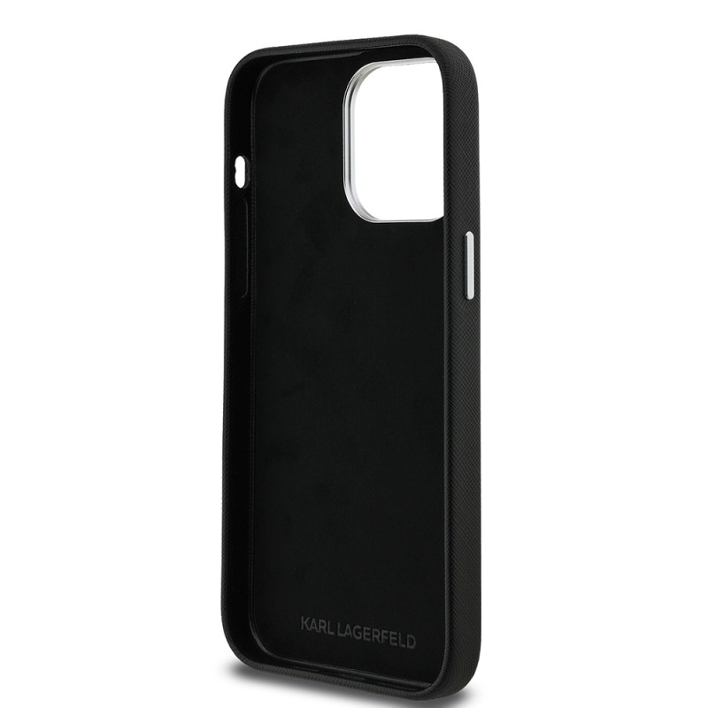 Apple iPhone 14 Pro Max Case Karl Lagerfeld Original Licensed K&C Heads Pins Cover - 8
