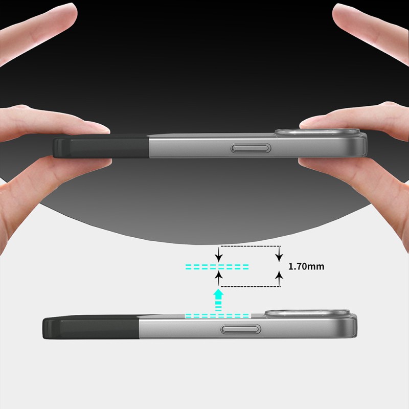Apple iPhone 14 Pro Max Case M-Safe Charging Feature Magnetic Zore Double Cover - 8