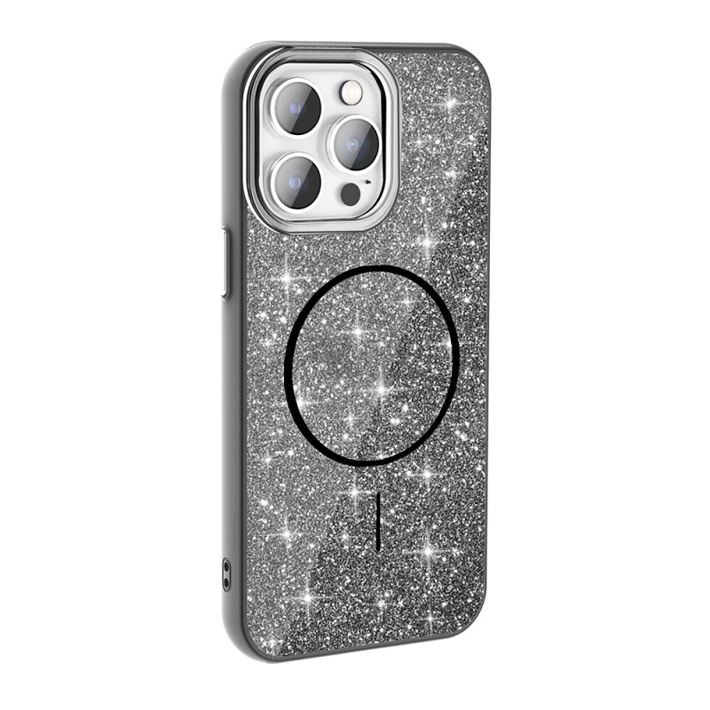 Apple iPhone 14 Pro Max Case Magsafe Charging Feature Shining Glitter Zore Okso Cover - 16