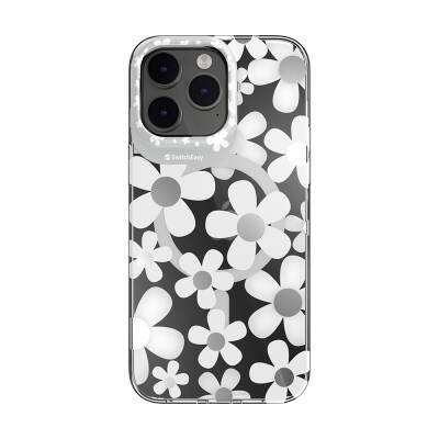 Apple iPhone 14 Pro Max Case Magsafe Charging Featured Double IMD Printed Licensed Switcheasy Artist-M Fleur Cover - Switcheasy