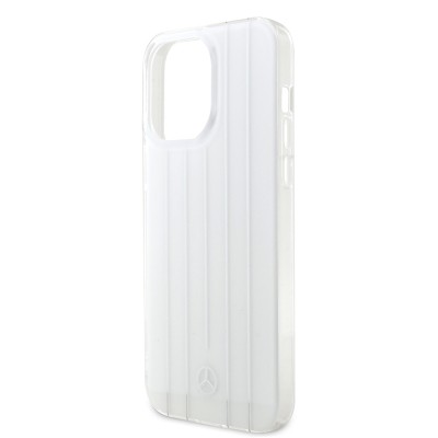 Apple iPhone 14 Pro Max Case Mercedes Benz Original Licensed New Urban 3 Hard PC Parallel Line Patterned Cover - 8