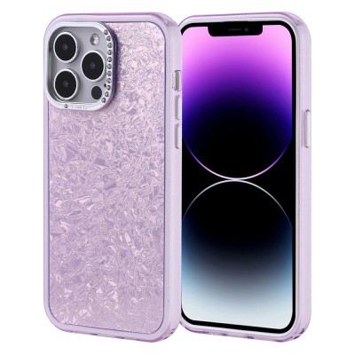Apple iPhone 14 Pro Max Case Stone Design Zore Kapi Cover - 1