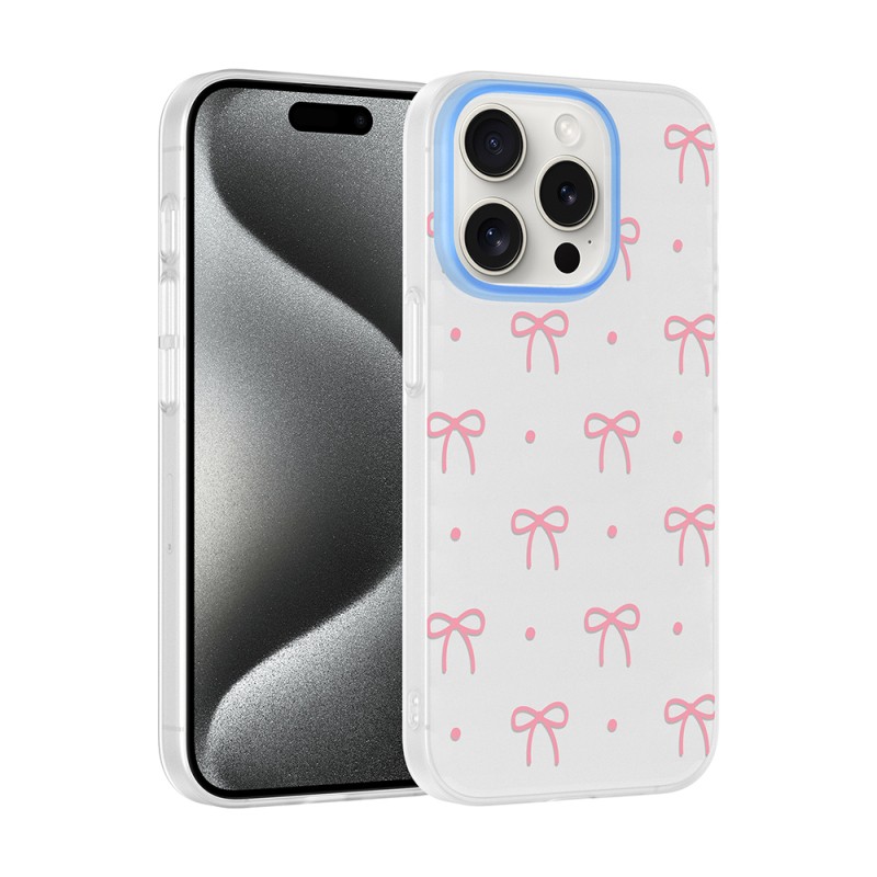 Apple iPhone 14 Pro Max Case with Camera Protector, Patterned Zore Clip Cover - 3