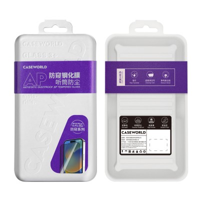 Apple iPhone 14 Pro Max CaseWorld HD Serisi 0.33mm Privacy Temperli Cam Ekran Koruyucu - 6