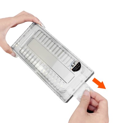 Apple iPhone 14 Pro Max CaseWorld Ultra-Thin Serisi 0.15mm HD Cam Ekran Koruyucu + Uygulama Aparatlı - 6