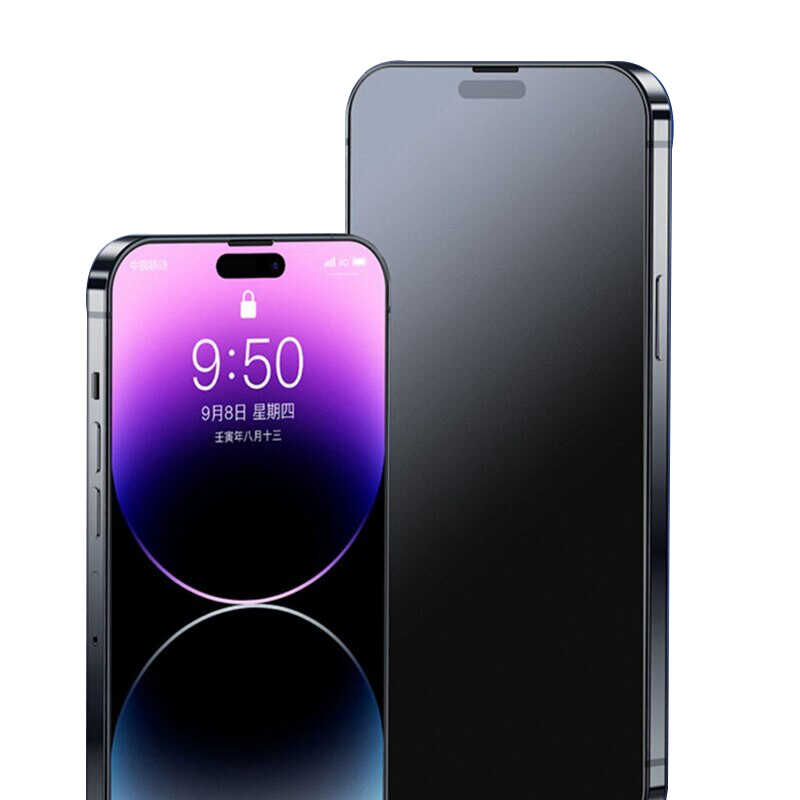 Apple iPhone 14 Pro Max Davin Mat Seramik Ekran Koruyucu - Siyah