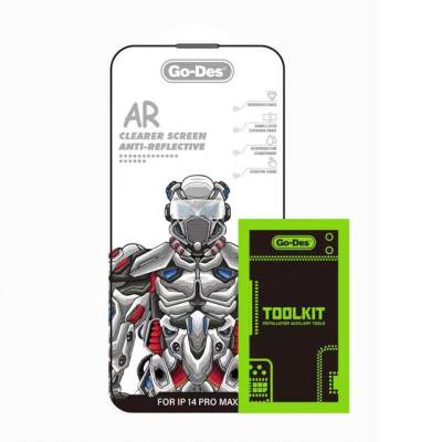 Apple iPhone 14 Pro Max Go Des Anti Reflective Tempered Glass Screen Protector - Go Des