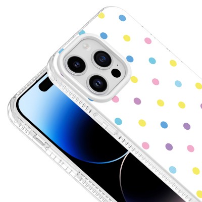 Apple iPhone 14 Pro Max Kılıf Airbag Tasarımlı Zore Potik Sert PC Kapak - 9