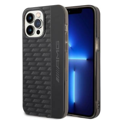 Apple iPhone 14 Pro Max Kılıf AMG Frosted Buzlu PC Karbon Dizayn Kapak - AMG
