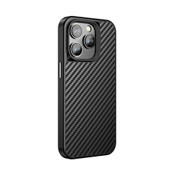 Apple iPhone 14 Pro Max Kılıf Aramid Karbon Fiber M-safe Özellikli Wlons Radison Kapak - Wlons