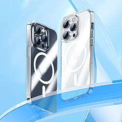Apple iPhone 14 Pro Max Kılıf Benks ​​​​​​Crystal Series Clear Kapak Ekran Koruyucu Hediyeli - Thumbnail