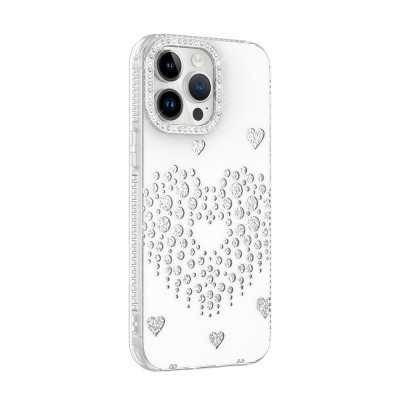 Apple iPhone 14 Pro Max Kılıf Damla Taşlı Zore Rivas Sert PC Kapak - 9