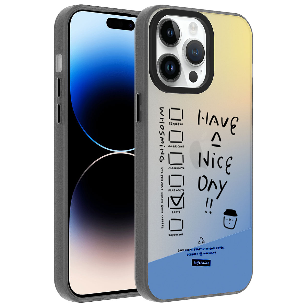 Apple iPhone 14 Pro Max Kılıf Desenli Zore Dragon Sert Kapak - Have