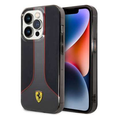 Apple iPhone 14 Pro Max Kılıf Ferrari Gradient Baskılı Dizayn Kapak - Ferrari
