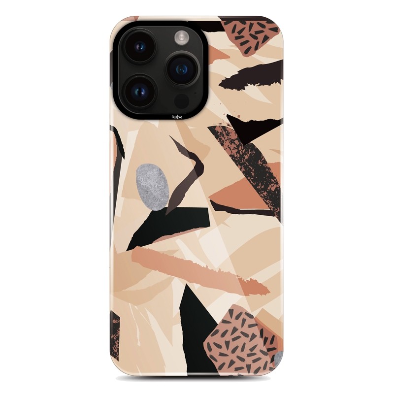 Apple iPhone 14 Pro Max Kılıf HD Desenli Kajsa Shield Plus Flower Graphic Serisi Kapak - 11