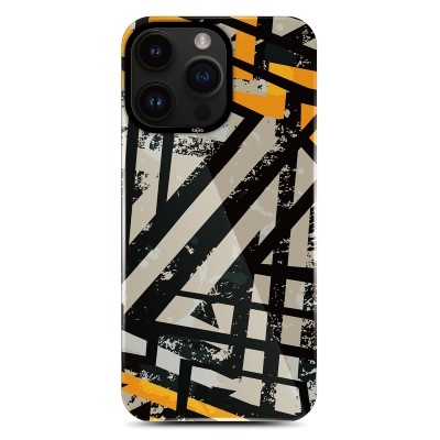 Apple iPhone 14 Pro Max Kılıf HD Desenli Kajsa Shield Plus Grafiti Serisi Kapak - 15