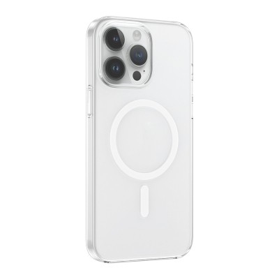 Apple iPhone 14 Pro Max Kılıf IC Çipli Zore Wireless Şarj Özellikli Şeffaf Orjin Kapak - 3