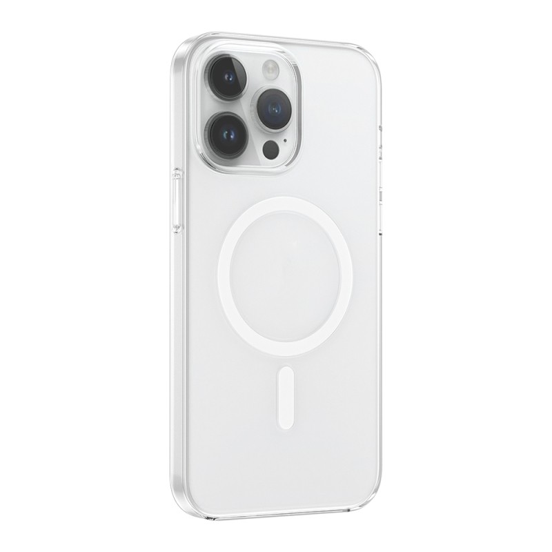 Apple iPhone 14 Pro Max Kılıf IC Çipli Zore Wireless Şarj Özellikli Şeffaf Orjin Kapak - 3