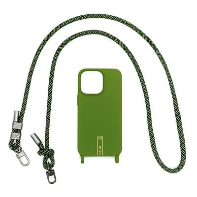 Apple iPhone 14 Pro Max Kılıf Kajsa Missy And Match Klasik İp Askılı Kapak - 16