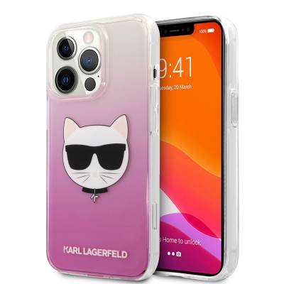 Apple iPhone 14 Pro Max Kılıf Karl Lagerfeld Sert TPU Choupette Dizayn Kapak - Karl Lagerfeld