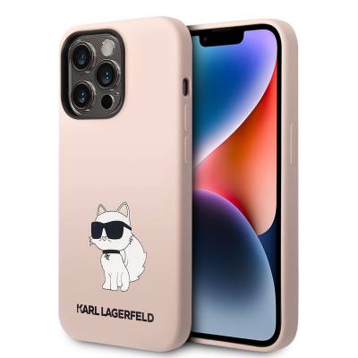 Apple iPhone 14 Pro Max Kılıf Karl Lagerfeld Silikon Choupette Dizayn Kapak - Karl Lagerfeld