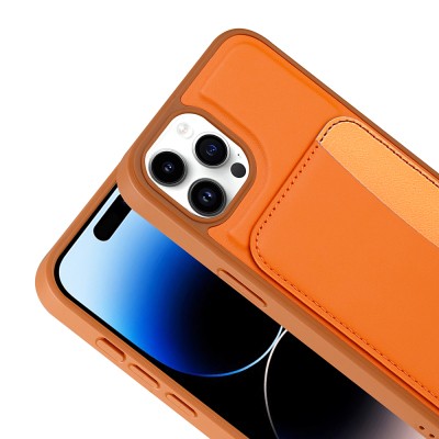 Apple iPhone 14 Pro Max Kılıf Kartlıklı Zore X-Kart Silikon Kapak - 13
