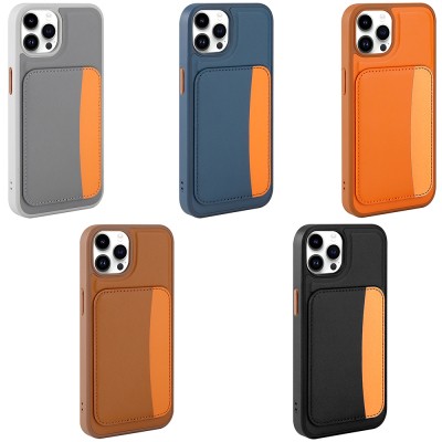 Apple iPhone 14 Pro Max Kılıf Kartlıklı Zore X-Kart Silikon Kapak - 17